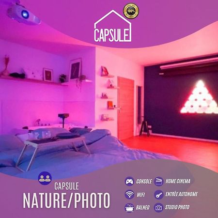Capsule Nature & Photos - Jacuzzi - Netflix & Home Cinema - Ps5 & Jeu Thun-Saint-Martin Ngoại thất bức ảnh