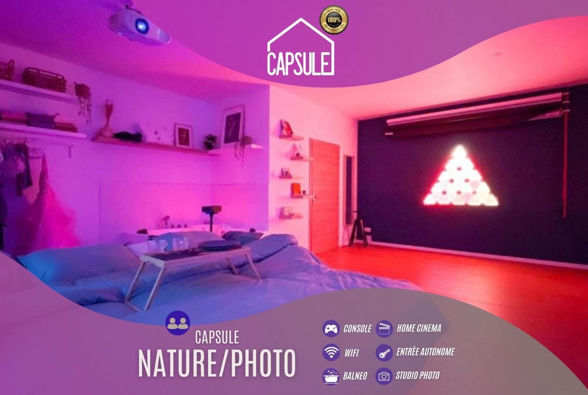 Capsule Nature & Photos - Jacuzzi - Netflix & Home Cinema - Ps5 & Jeu Thun-Saint-Martin Ngoại thất bức ảnh
